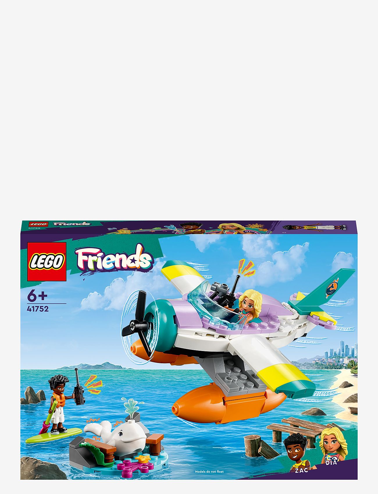 LEGO - Sea Rescue Plane Toy with Whale Figure - lego® friends - multicolor - 1