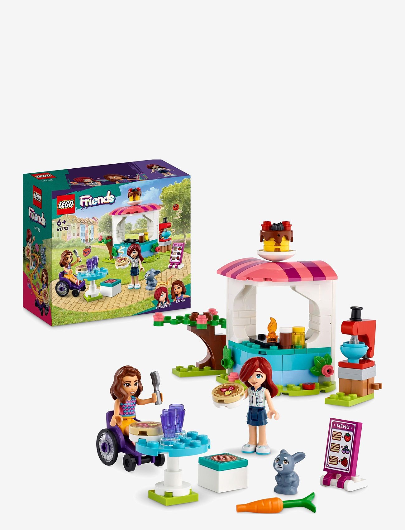 LEGO - Pancake Shop Café Set with Toy Bunny - lego® friends - multicolor - 0