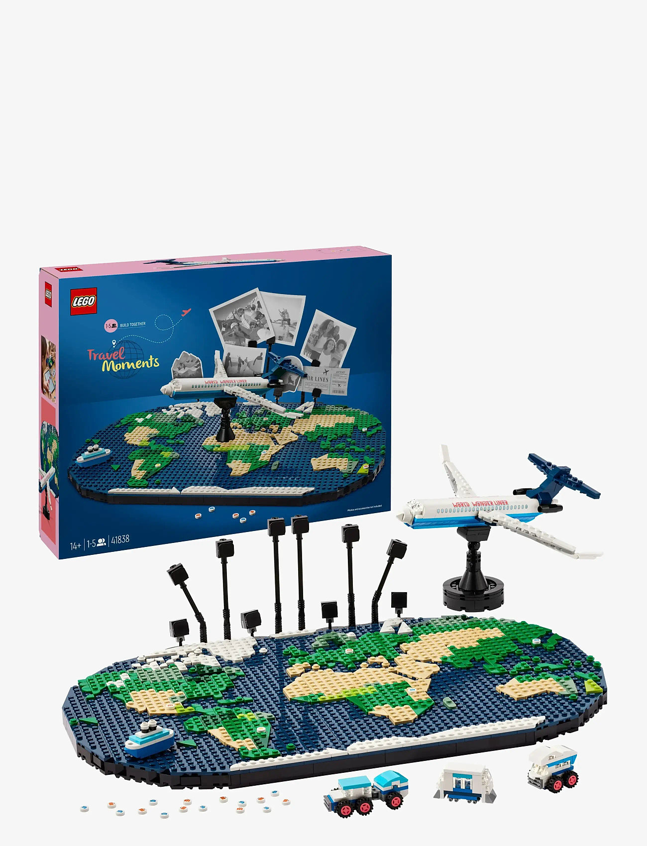 LEGO - Travel Moments World Map Toy Building Set 41838 - lego architecture - multi - 0