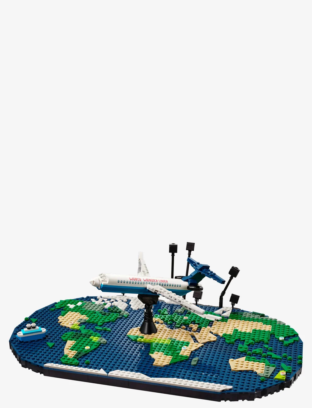 LEGO - Travel Moments World Map Toy Building Set 41838 - lego architecture - multi - 2