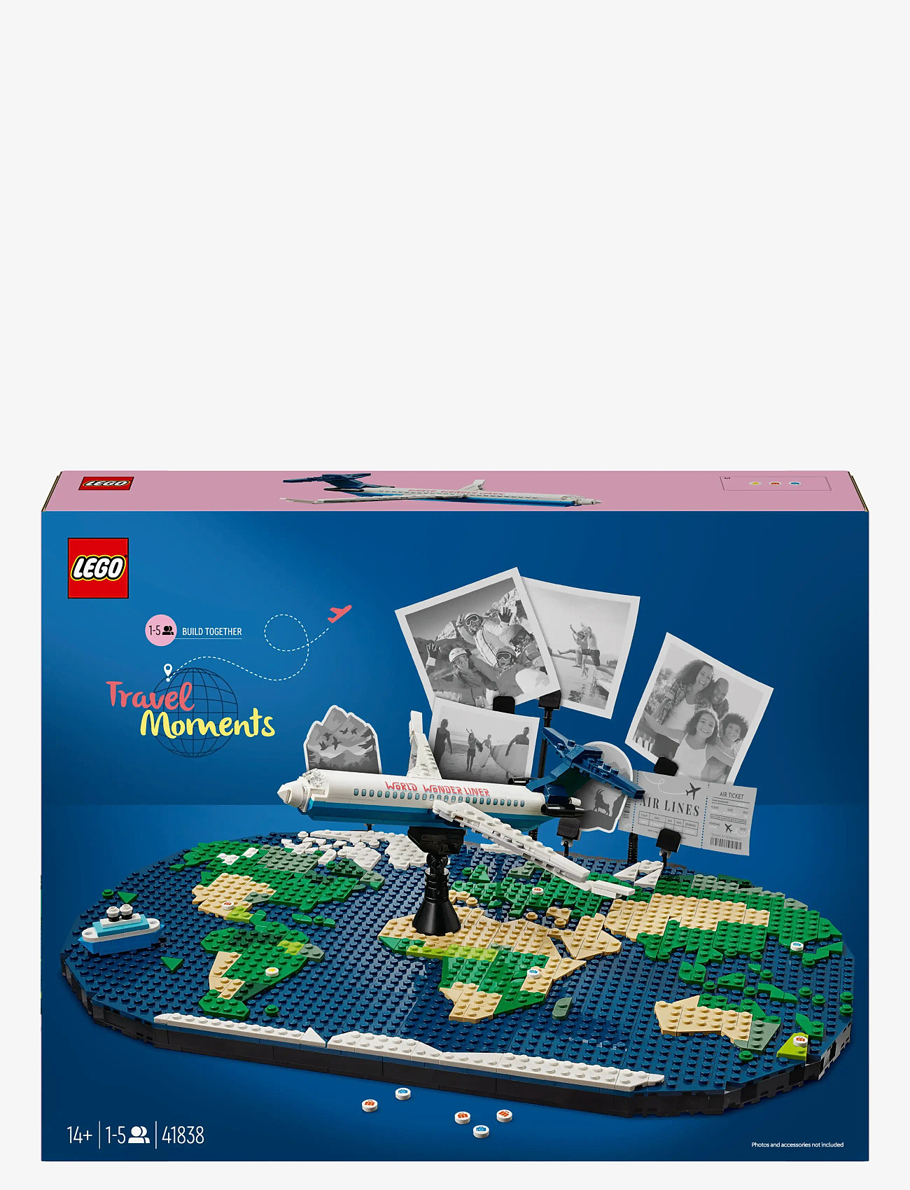 LEGO - Travel Moments World Map Toy Building Set 41838 - lego architecture - multi - 5