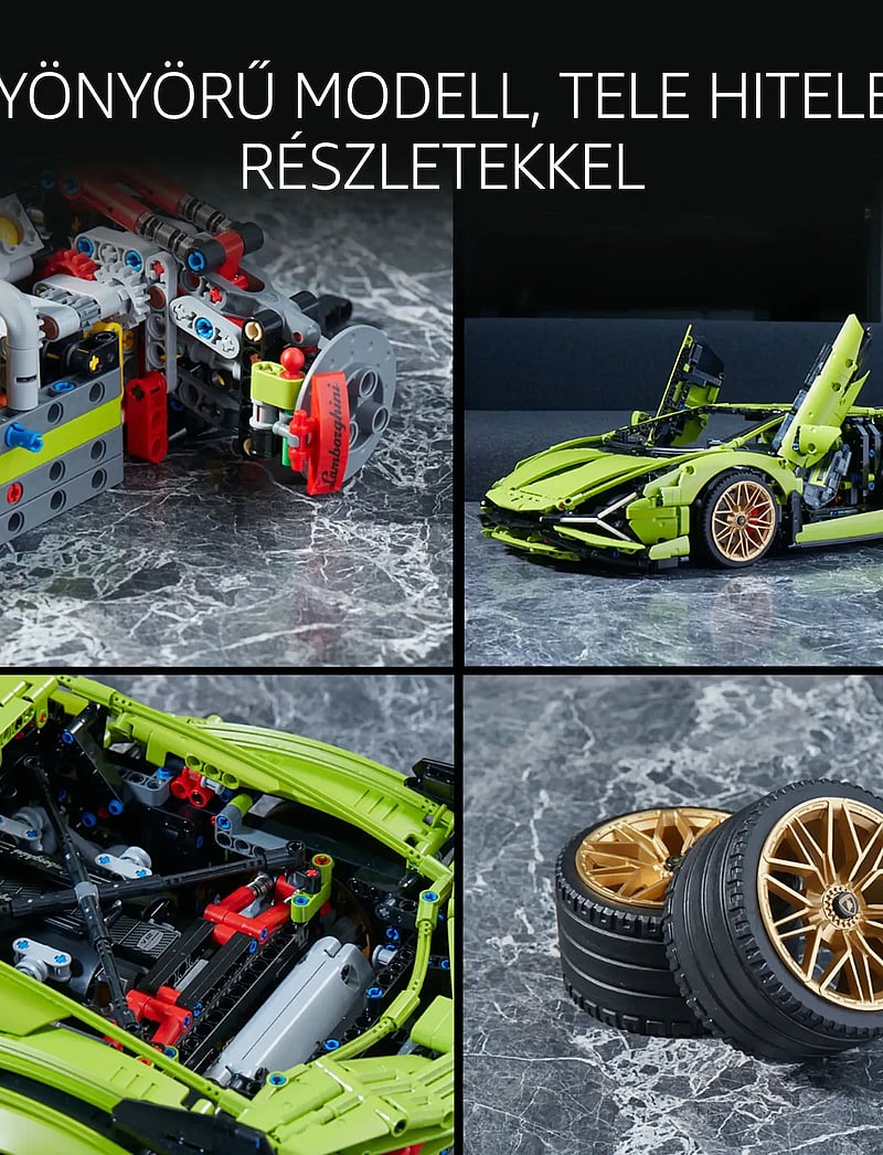LEGO Technic Lamborghini Sián Fkp 37 (42115) Model Car Building Kit (LGO42115) LEGO® Technic