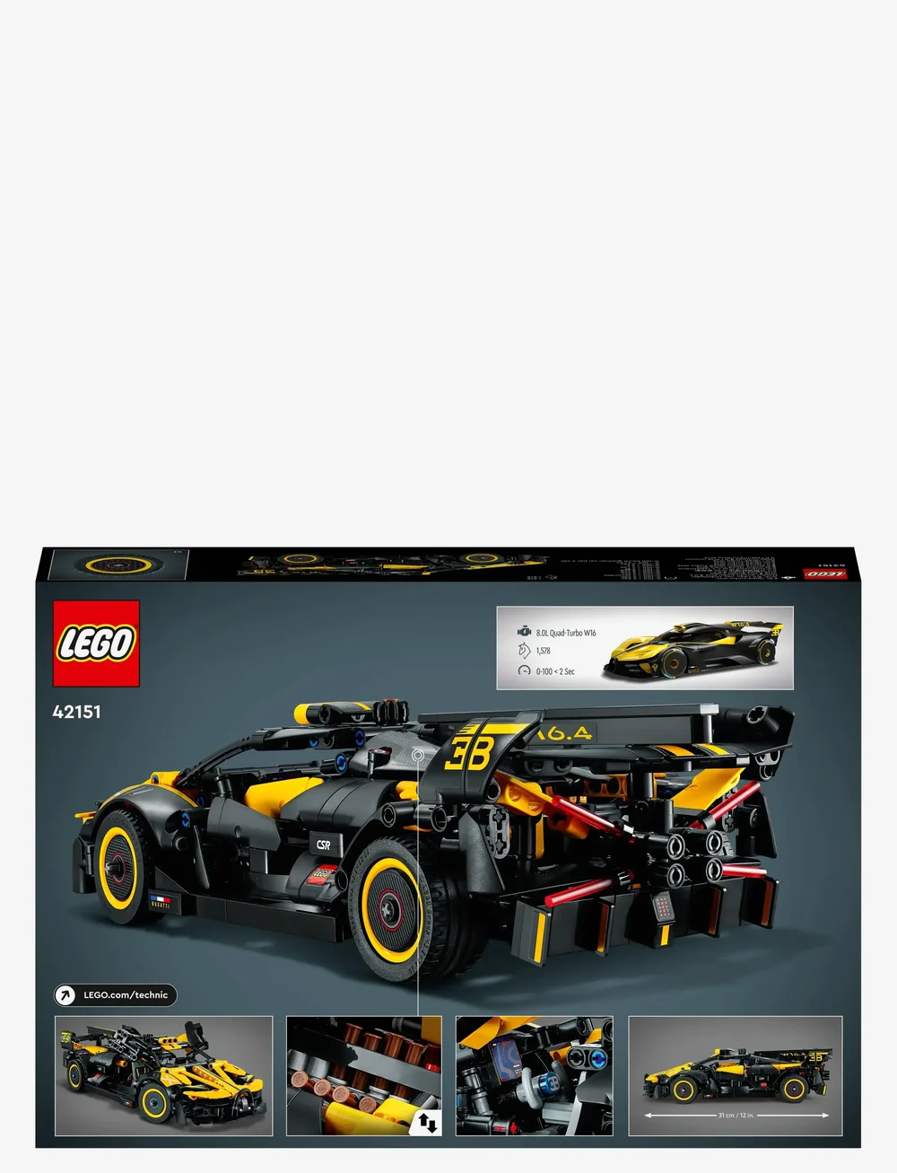 LEGO - Technic Bugatti Bolide 42151 Building Toy Set - lego formula 1 - multicolor - 5