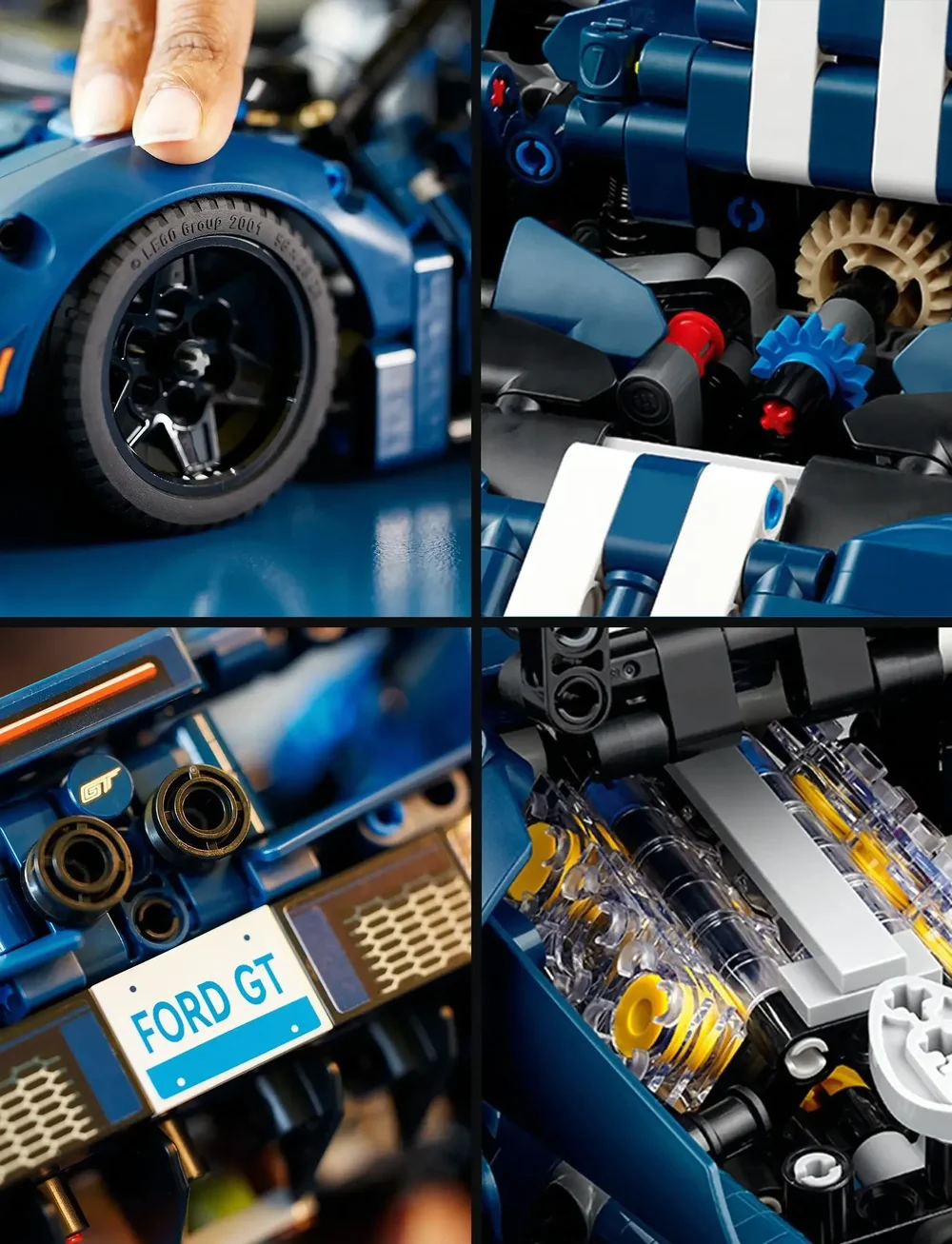 LEGO - Technic 2022 Ford GT 42154 Building Kit for Adults - lego adults welcome - multicolor - 5