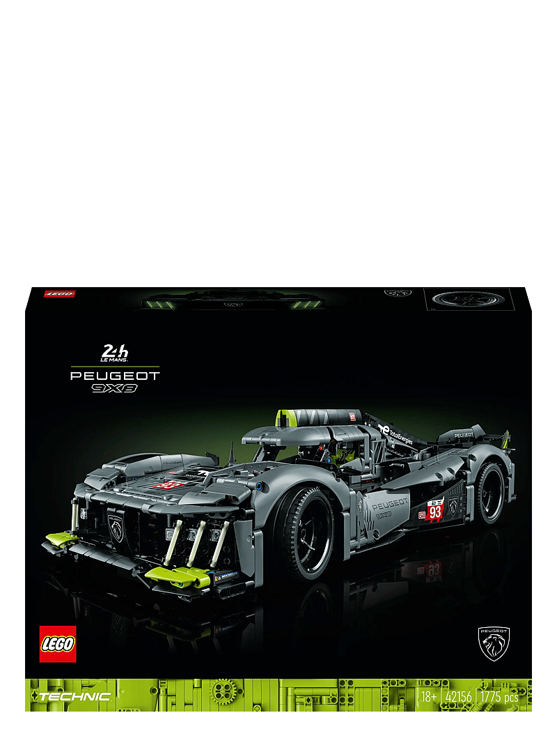 LEGO - Technic PEUGEOT 9X8 24H Le Mans Hybrid Hypercar 42156 Building Kit - multicolor - 3
