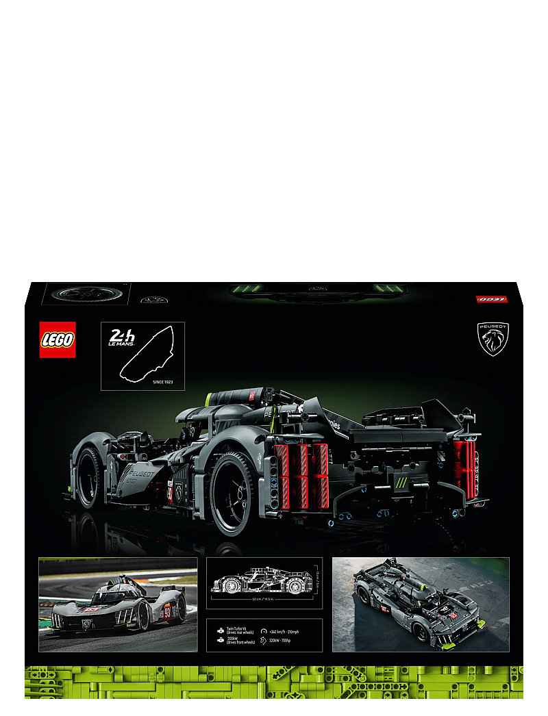LEGO - Technic PEUGEOT 9X8 24H Le Mans Hybrid Hypercar 42156 Building Kit - multicolor - 4