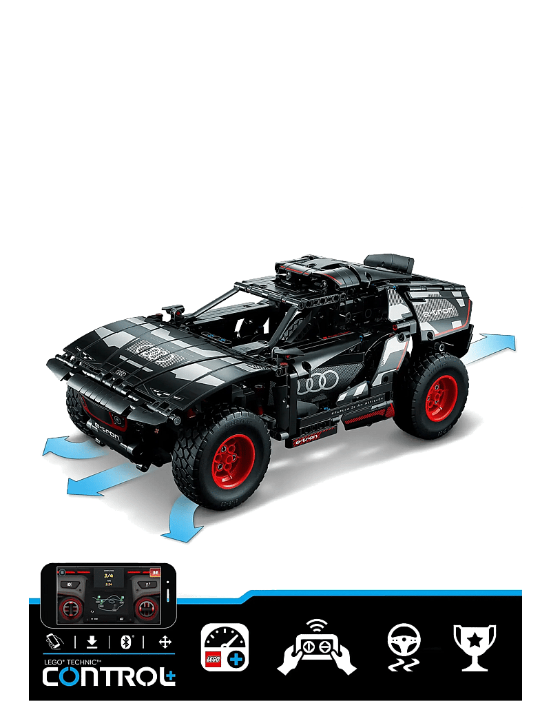 LEGO - Technic Audi RS Q e-tron 42160 Building Toy Set - lego formula 1 - multi - 4