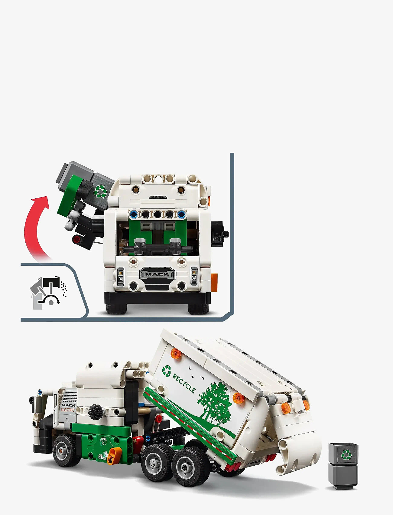 LEGO - Technic LR Electric Garbage Truck 42167 - multi - 3