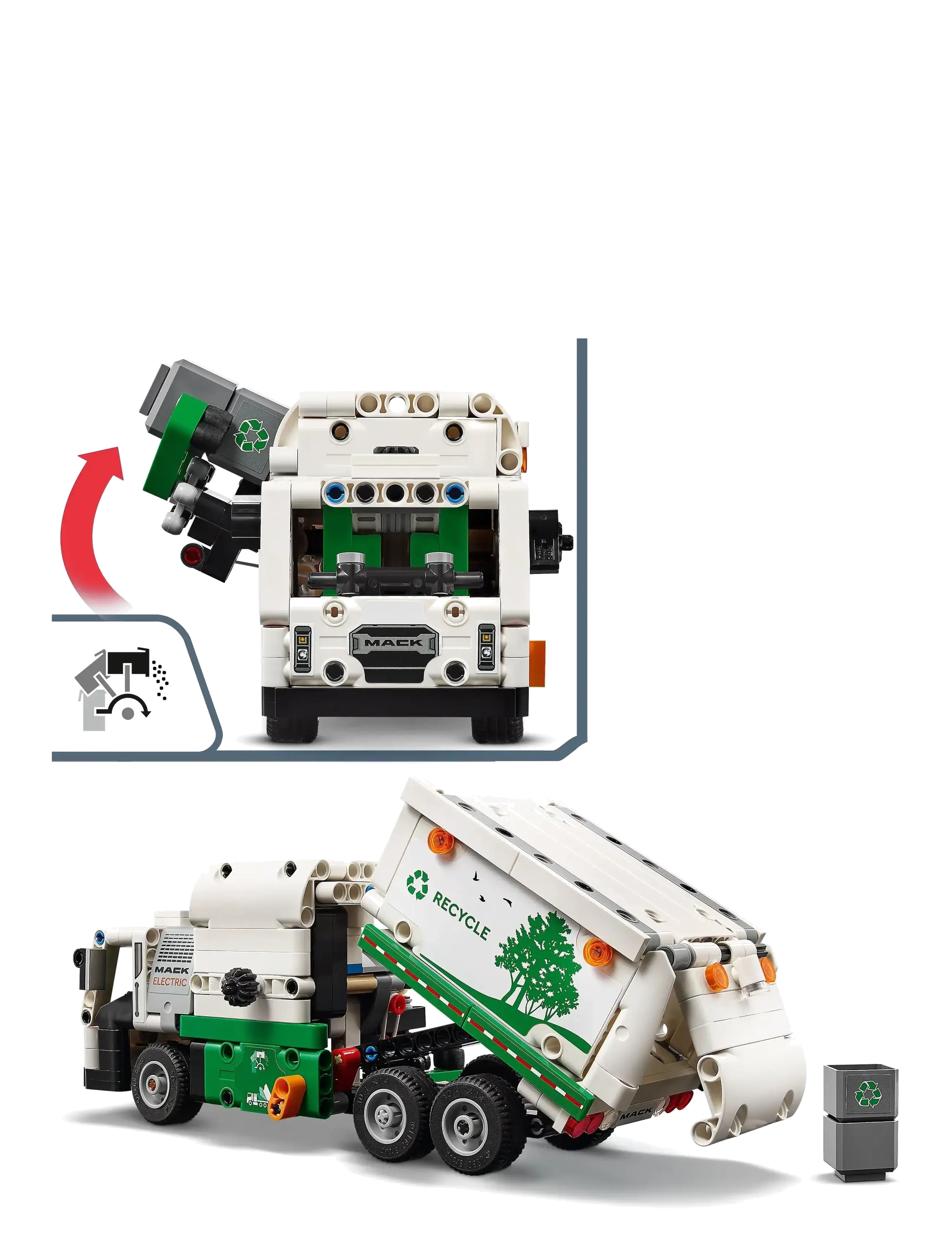 LEGO - Technic LR Electric Garbage Truck 42167 - lego® technic - multi - 3