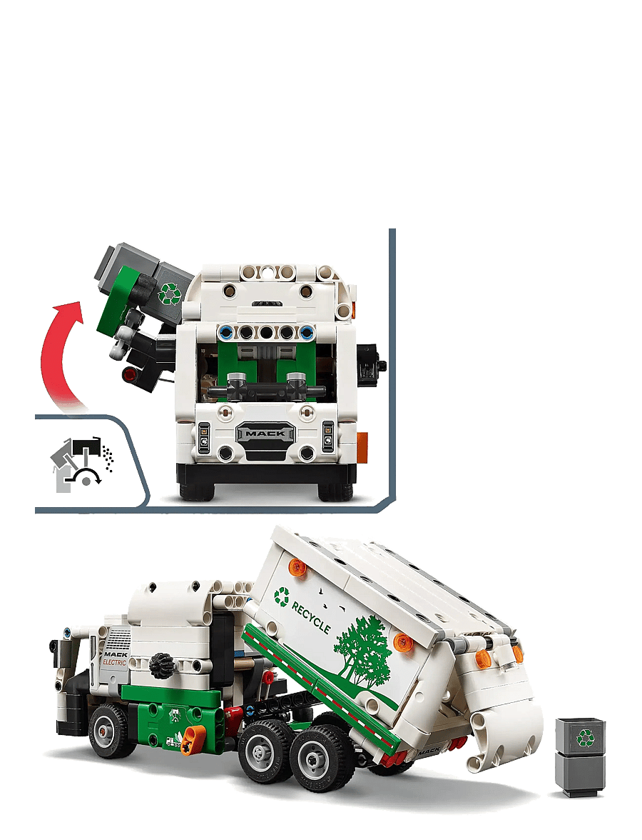 LEGO - Technic LR Electric Garbage Truck 42167 - lego® technic - multi - 3