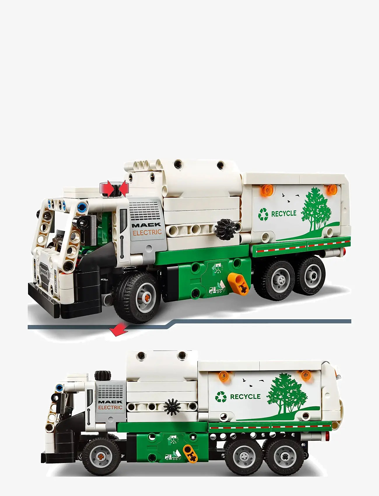 LEGO - Technic LR Electric Garbage Truck 42167 - multi - 4