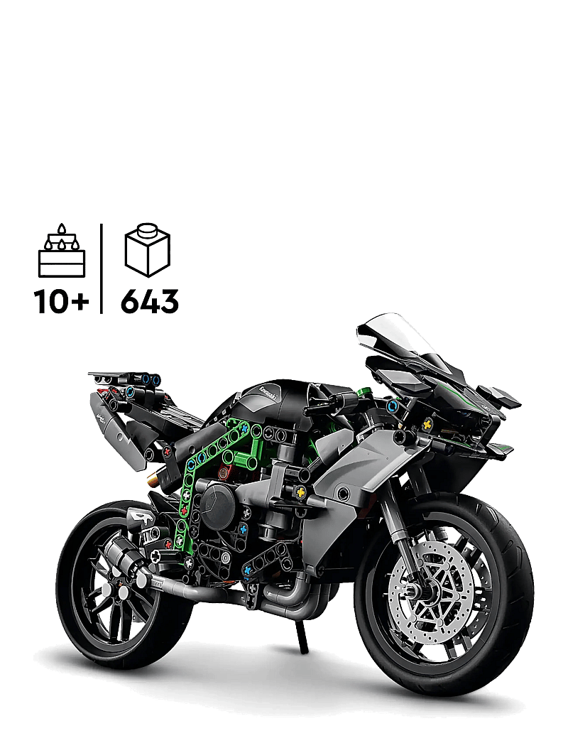 LEGO - Technic Kawasaki Ninja H2R Motorcycle Set 42170 - lego technic - multi - 1