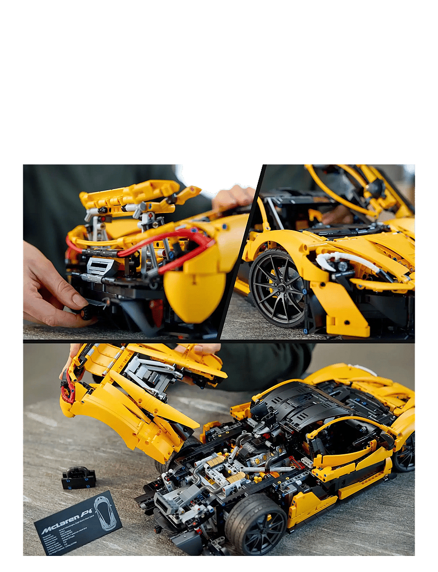 LEGO - Technic McLaren Hypercar Set for Adults 42172 - lego adults welcome - multi - 3