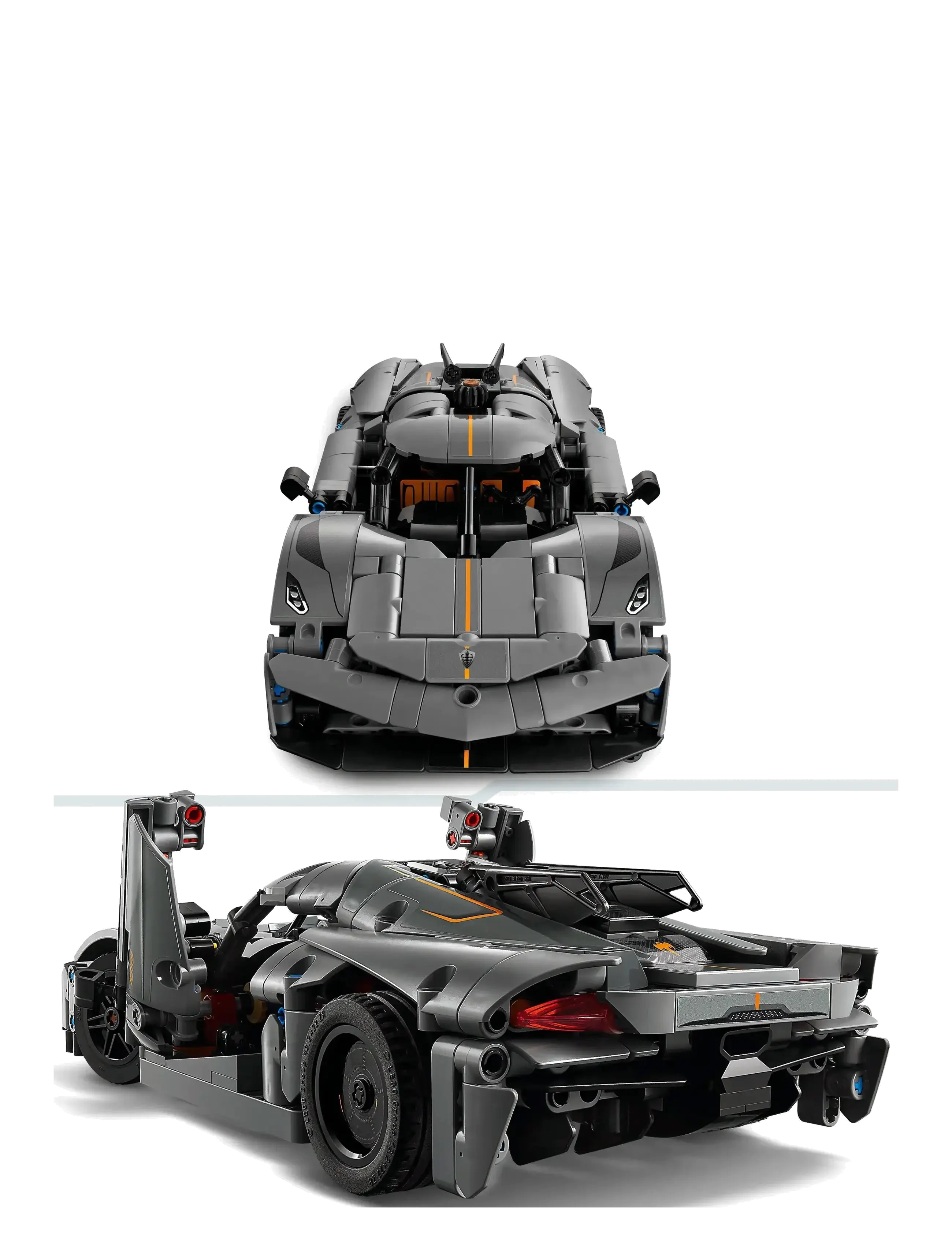 LEGO Technic Koenigsegg Jesko Absolut Grey Hypercar 42173