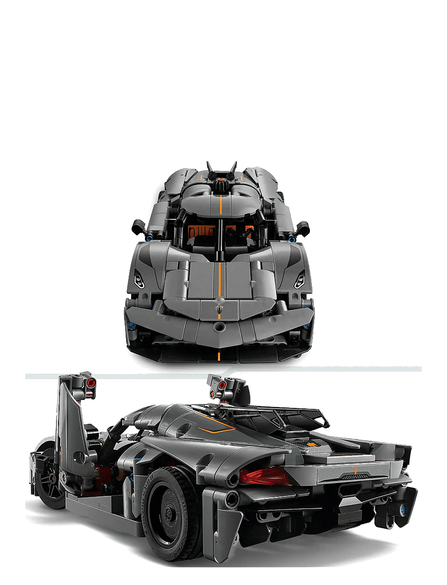 LEGO - Technic Koenigsegg Jesko Absolut Grey Hypercar 42173 - lego formula 1 - multi - 3