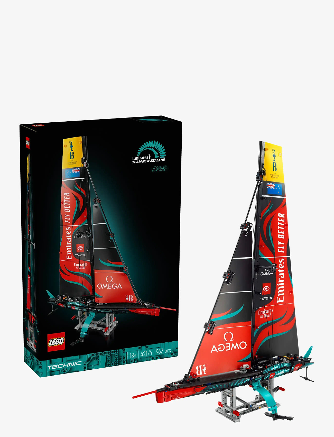 LEGO - Emirates Team New Zealand AC75 yacht 42174 - lego adults welcome - multi - 0