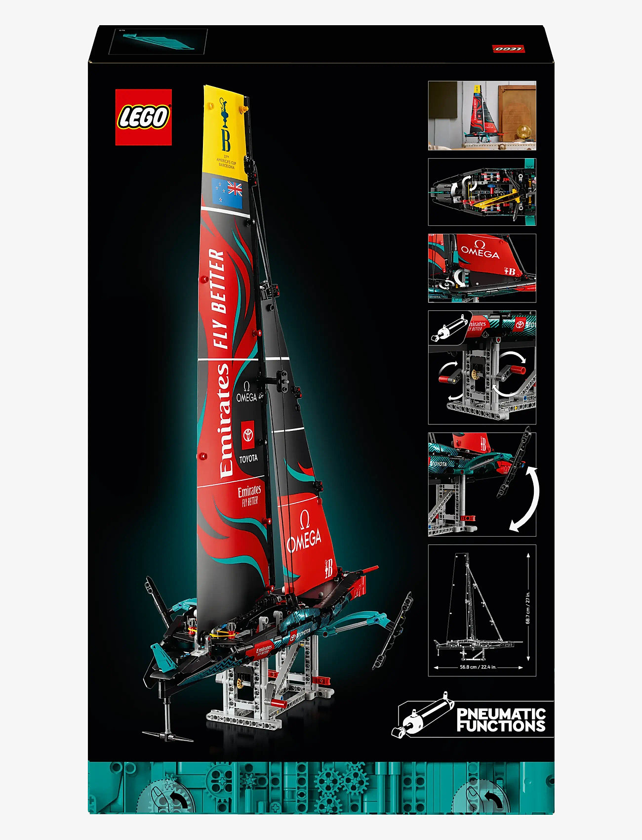 LEGO - Emirates Team New Zealand AC75 yacht 42174 - lego adults welcome - multi - 4
