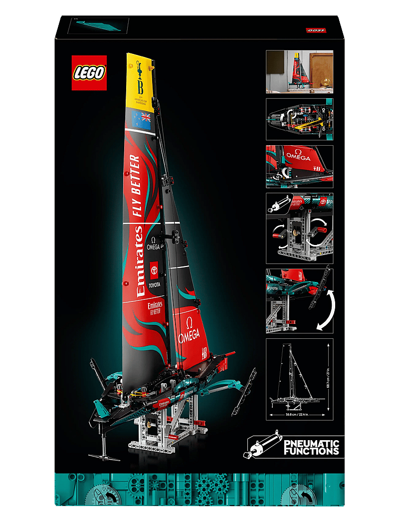LEGO - Technic Emirates Team New Zealand AC75 Yacht 42174 - lego adults welcome - multi - 4