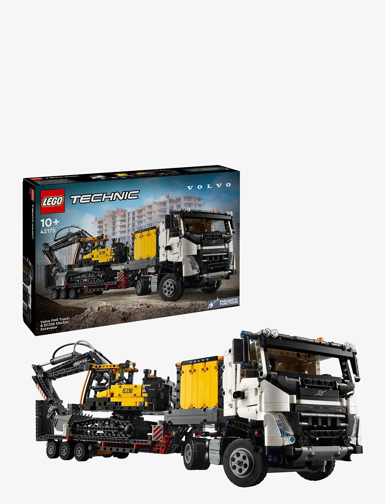 LEGO Technic Volvo Fmx Truck Ec230 Electric Excavator 42175