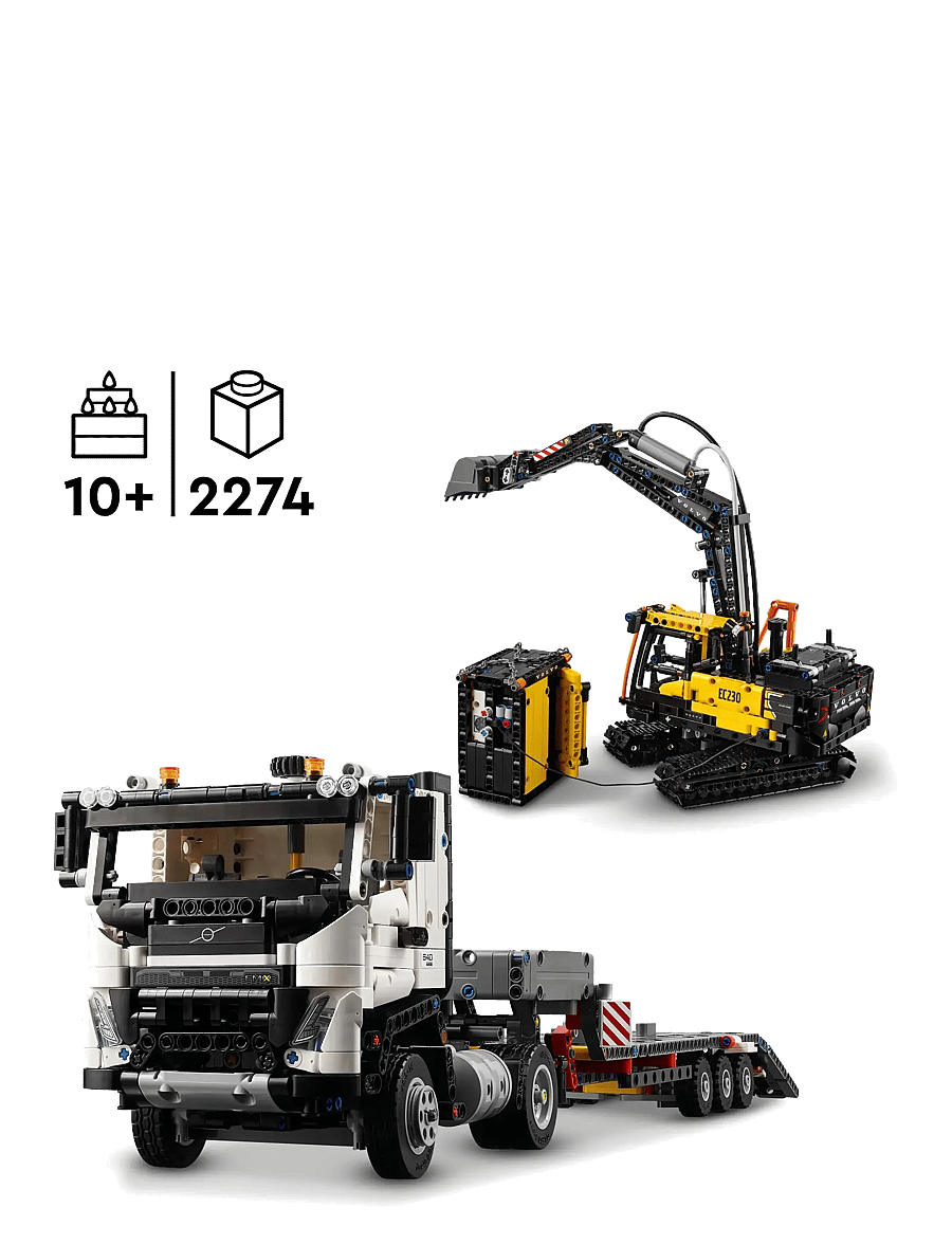 LEGO - Technic Volvo FMX Truck & EC230 Electric Excavator 42175 - lego technic - multi - 1