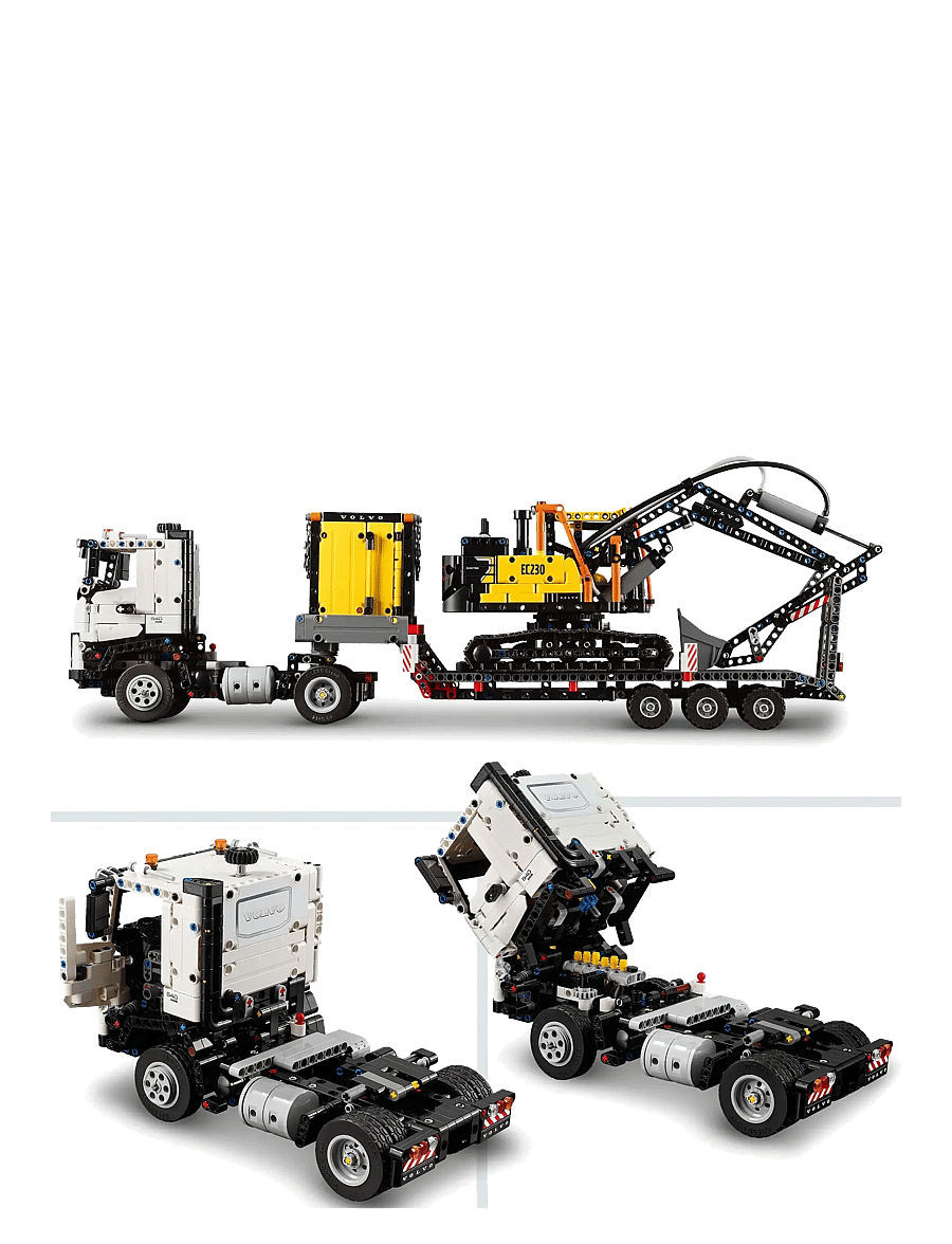 LEGO - Technic Volvo FMX Truck & EC230 Electric Excavator 42175 - lego technic - multi - 3