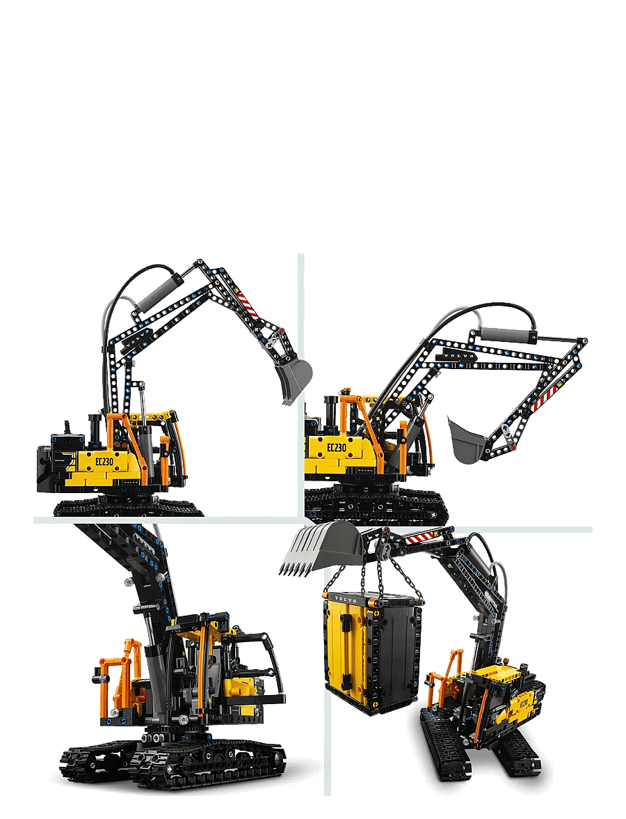 LEGO - Technic Volvo FMX Truck & EC230 Electric Excavator 42175 - lego technic - multi - 4