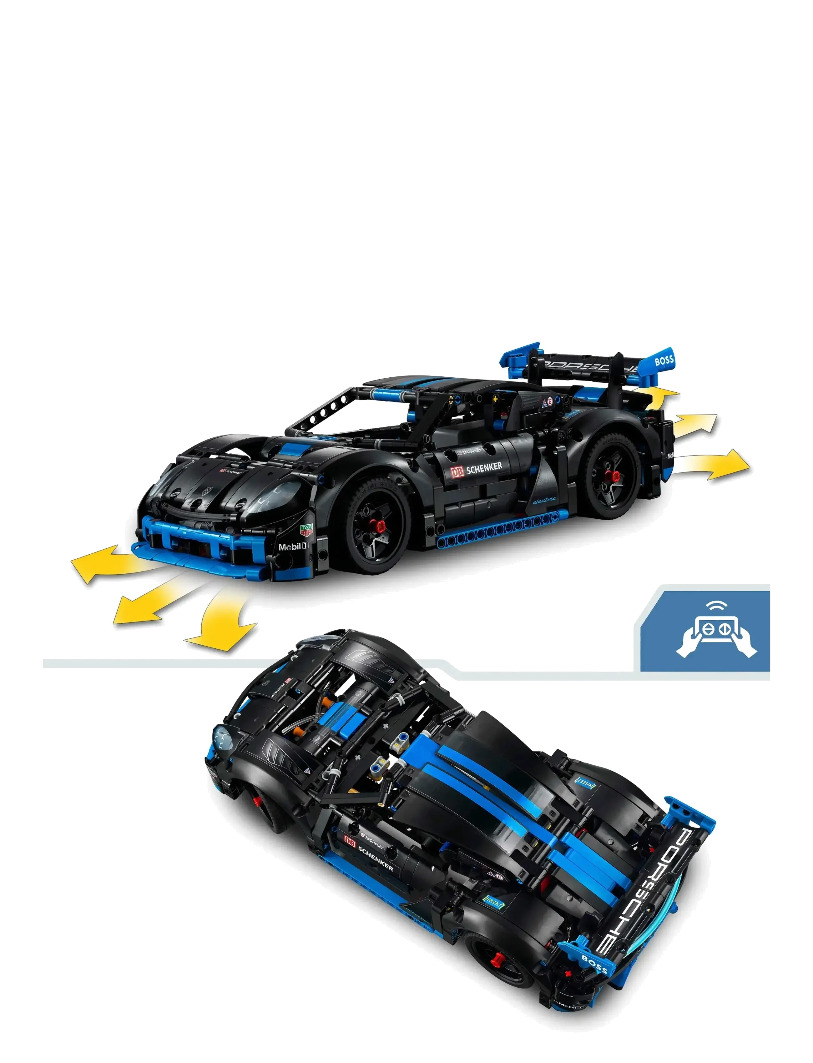 LEGO - Technic Porsche GT4 e-Performance Race Car Toy 42176 - lego® technic - multi - 4