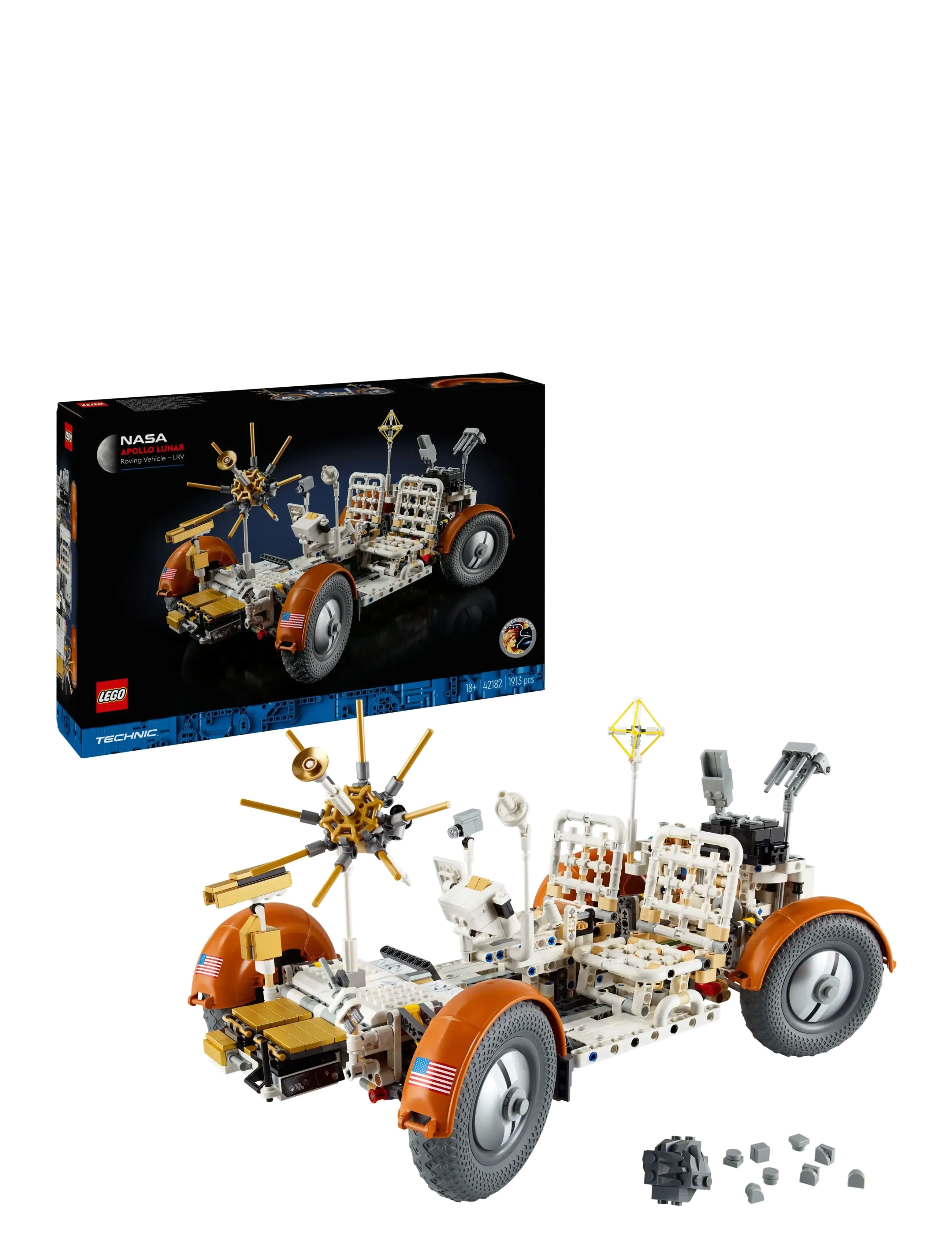 LEGO Nasa Apollo-Månebil – Lrv 42182, Børn, Lego Technic, Multi/mønstret, Str: ONE SIZE