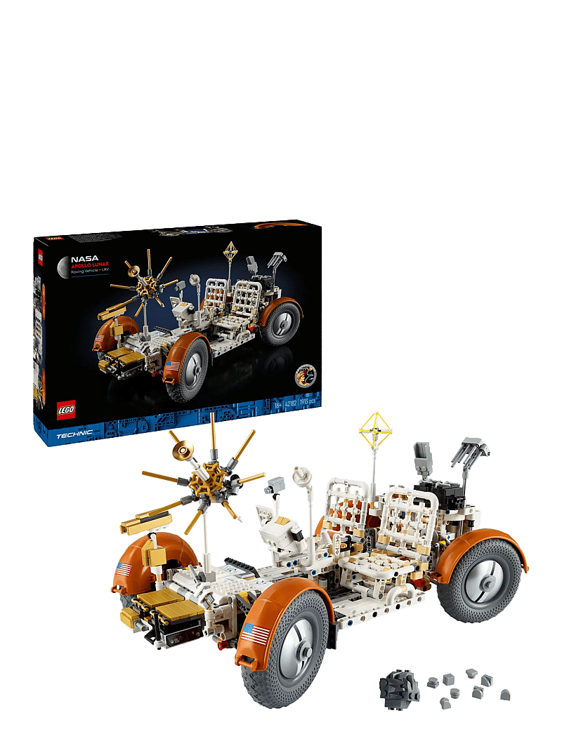 LEGO - Technic NASA Apollo Lunar Roving Vehicle – LRV 42182 - lego adults welcome - multi - 0