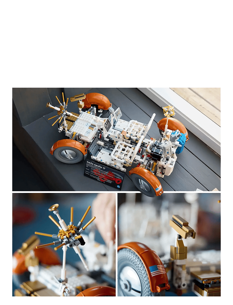 LEGO - Technic NASA Apollo Lunar Roving Vehicle – LRV 42182 - lego adults welcome - multi - 4