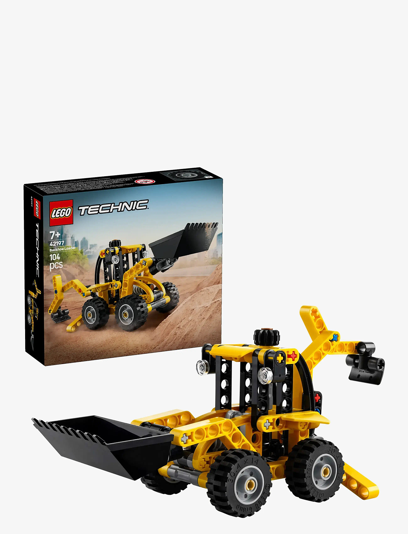 LEGO - Technic Backhoe Loader Construction Toy Vehicle Set 42197 - lego® technic - multi - 0