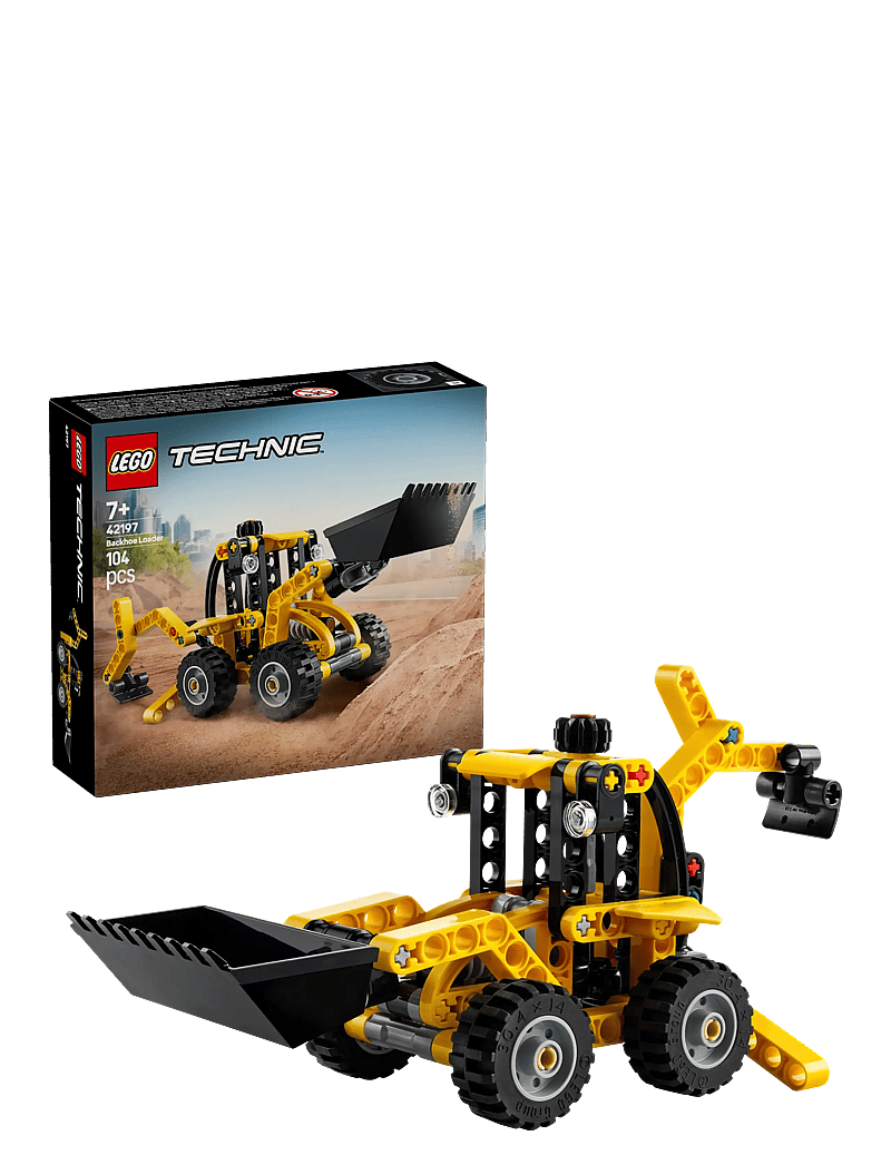 LEGO - Technic Backhoe Loader Construction Toy Vehicle Set 42197 - lego® technic - multi - 0