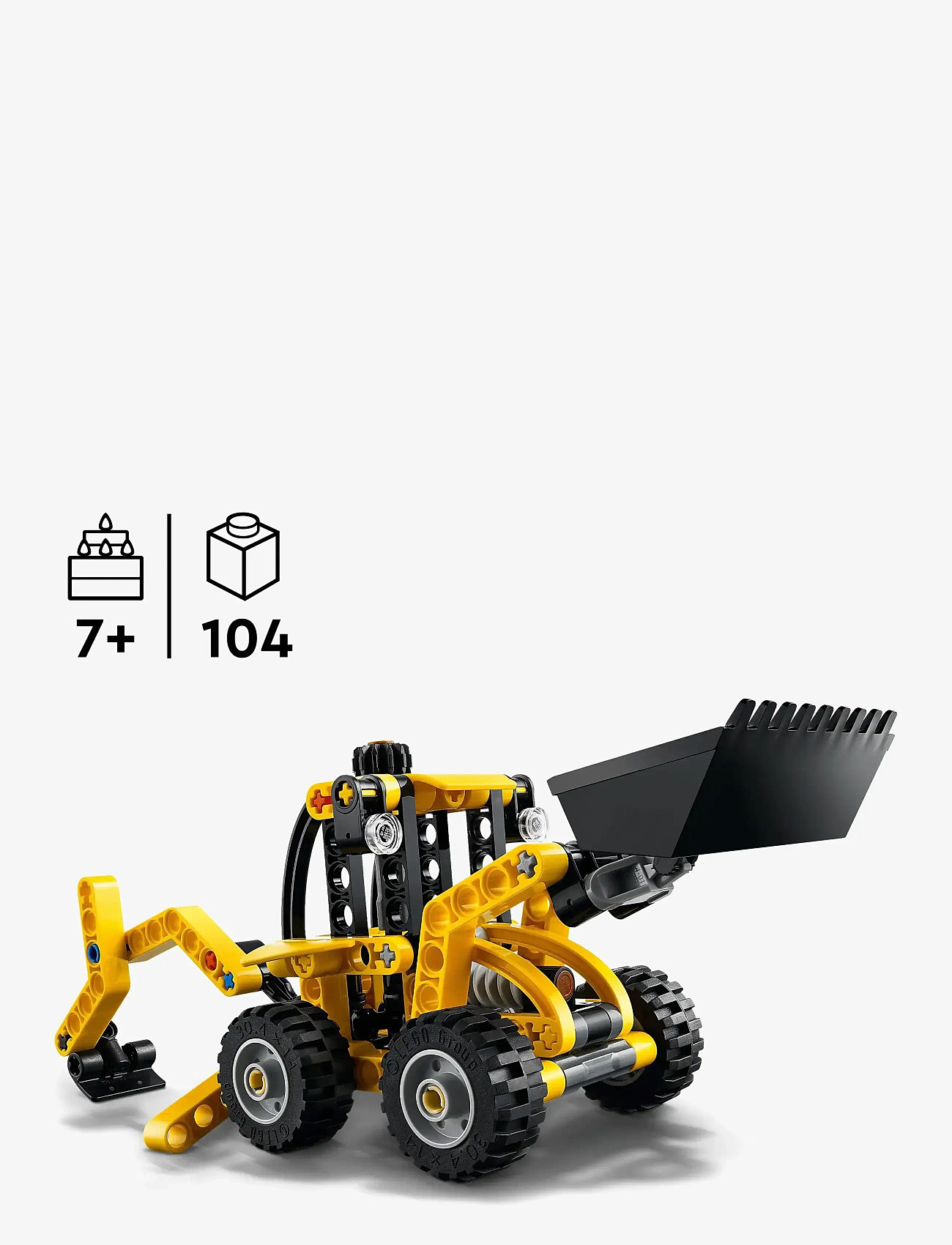 LEGO - Technic Backhoe Loader Construction Toy Vehicle Set 42197 - lego® technic - multi - 1