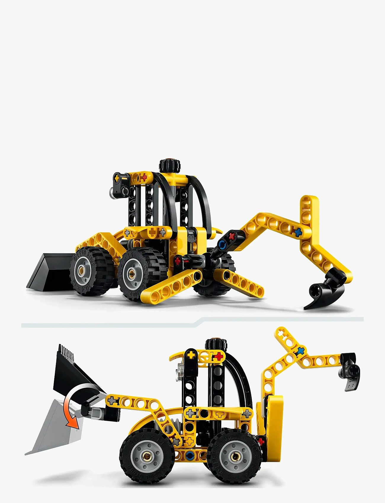 LEGO - Technic Backhoe Loader Construction Toy Vehicle Set 42197 - lego® technic - multi - 3