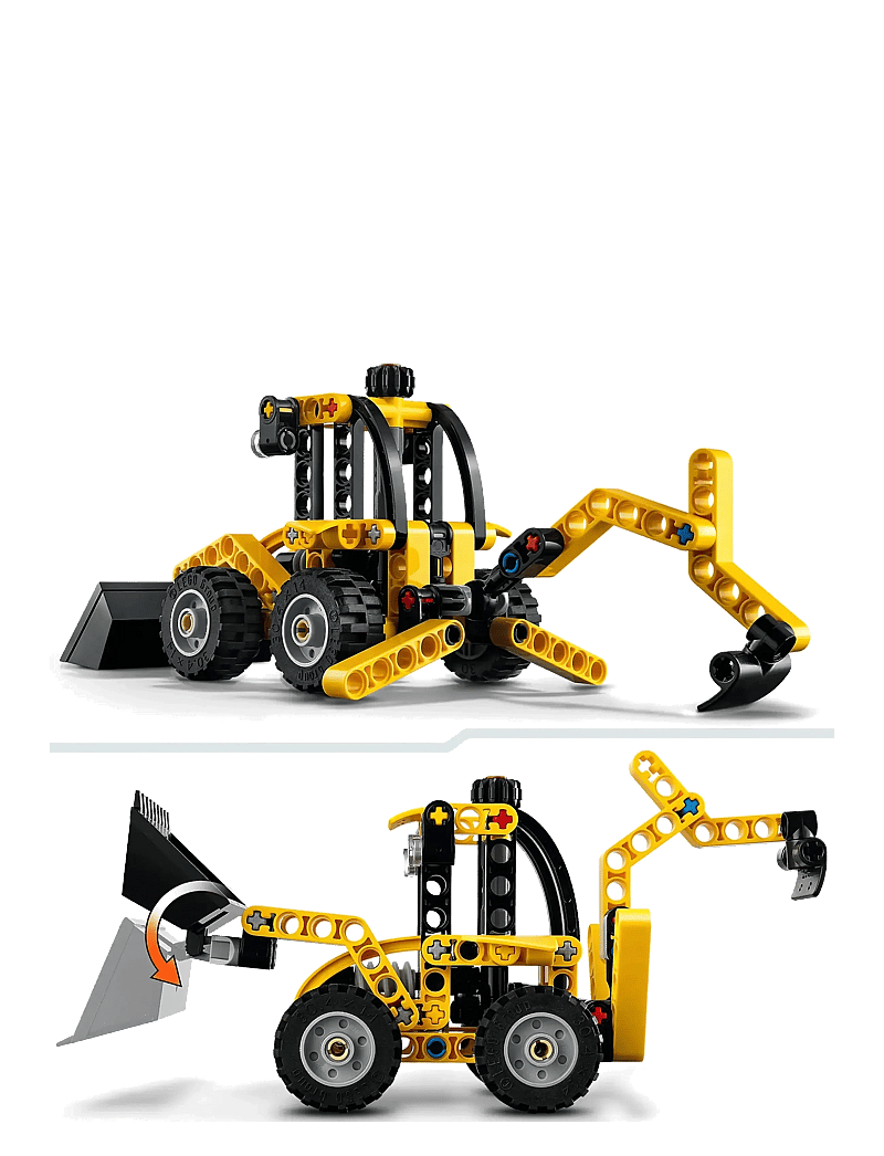 LEGO - Technic Backhoe Loader Construction Toy Vehicle Set 42197 - lego® technic - multi - 3