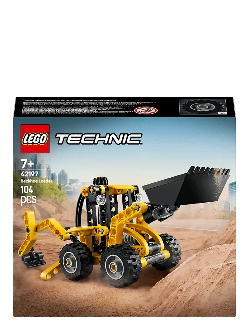 LEGO - Technic Backhoe Loader Construction Toy Vehicle Set 42197 - lego® technic - multi - 5