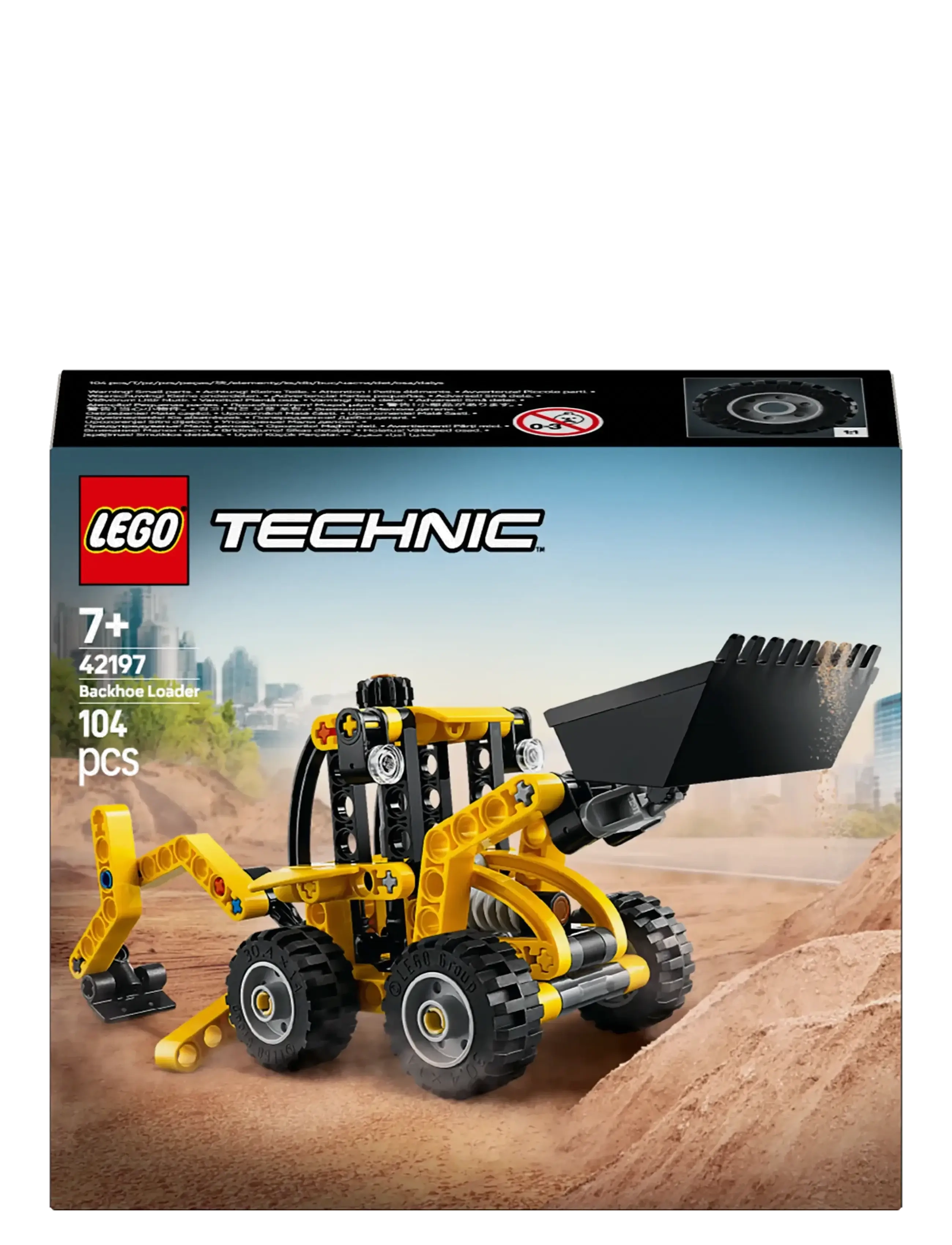 LEGO - Technic Backhoe Loader Construction Toy Vehicle Set 42197 - lego® technic - multi - 5
