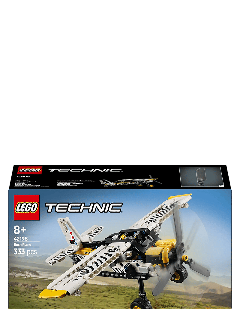 LEGO - Technic Bush Plane Aircraft Toy Vehicle Gift Set for Kids 42198 - lego® technic - multi - 4