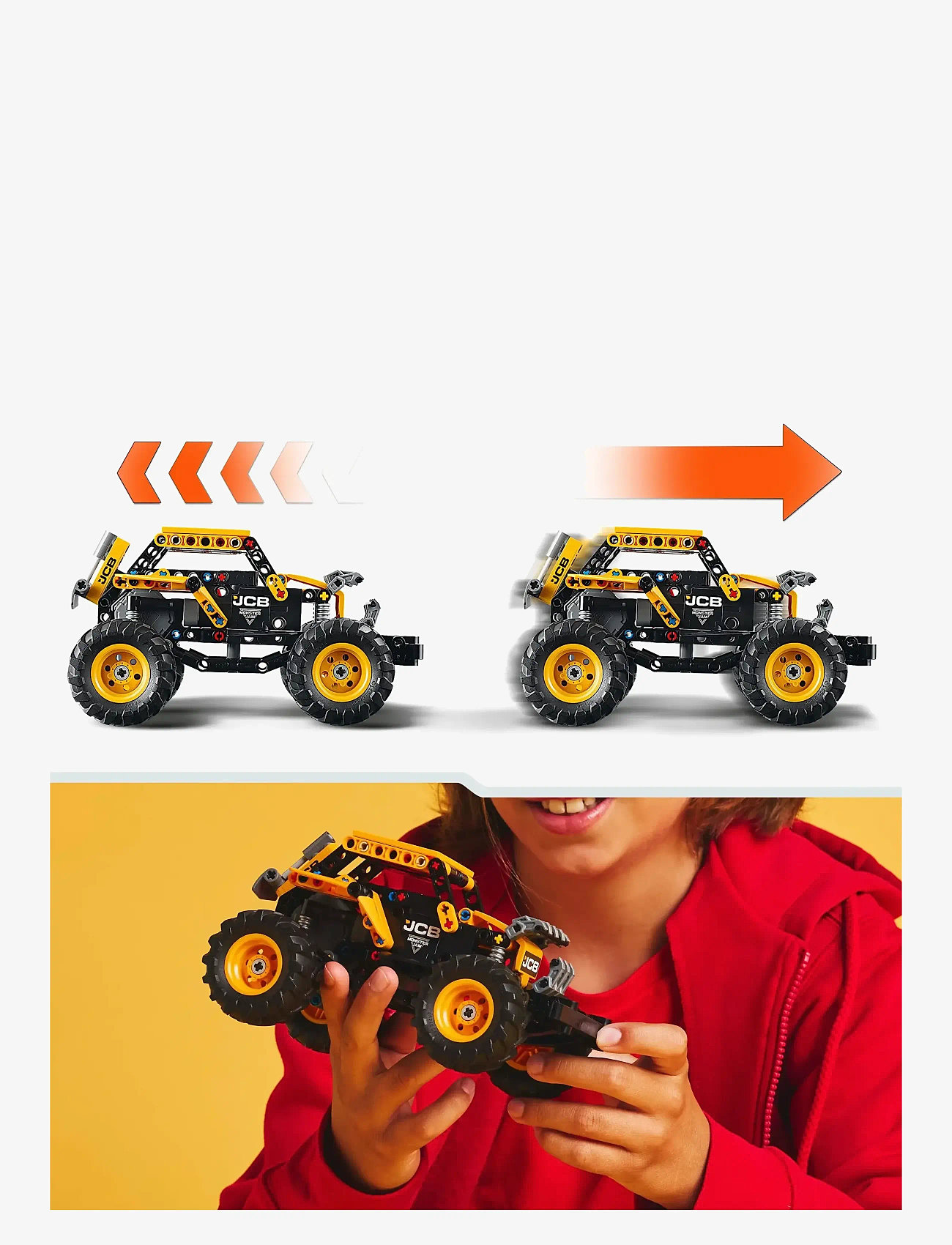 LEGO - Technic Monster Pull-Back Truck Toy 42199 - multi - 4