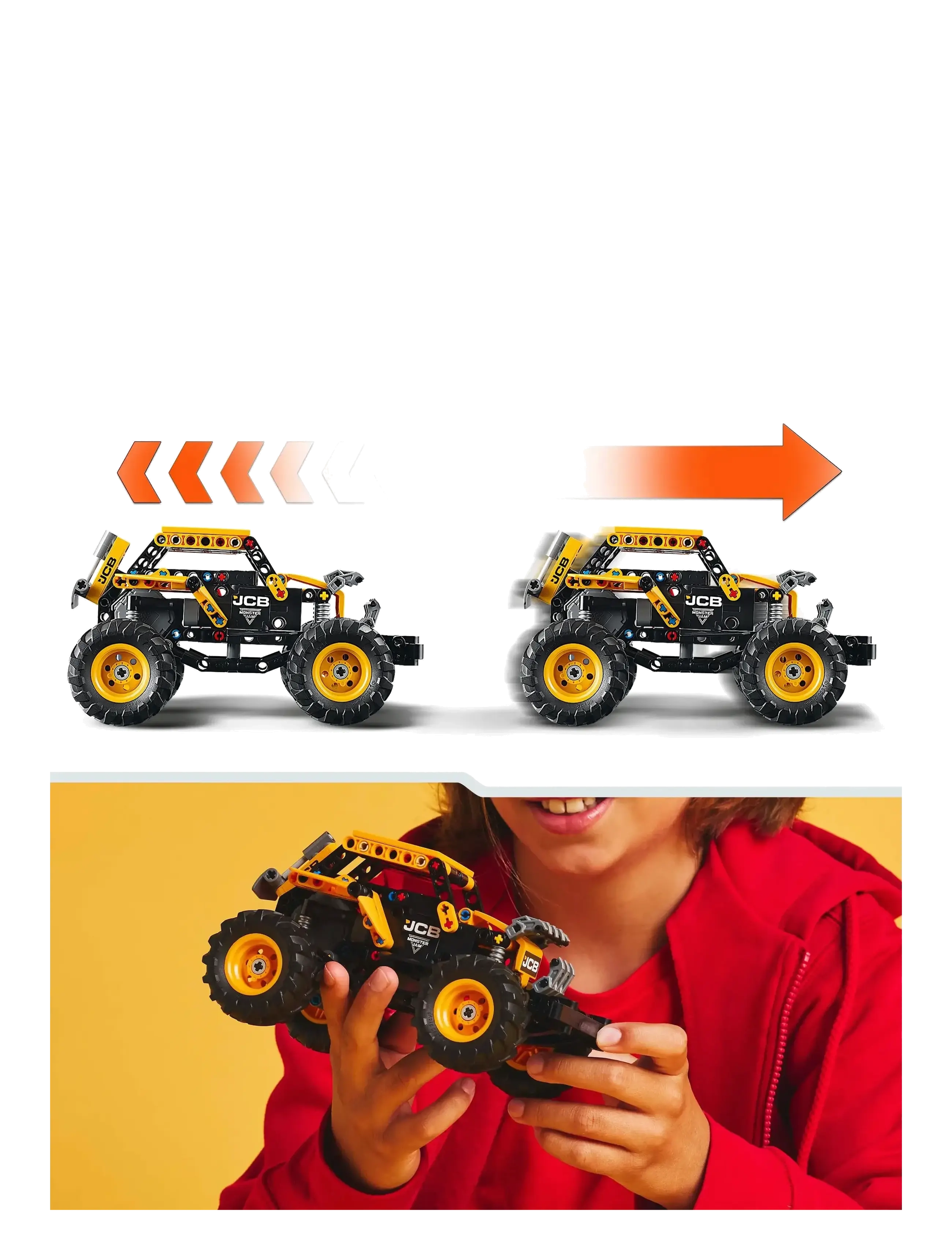 LEGO - Monster Jam™ DIGatron™ pull-back 42199 - lego® technic - multi - 4