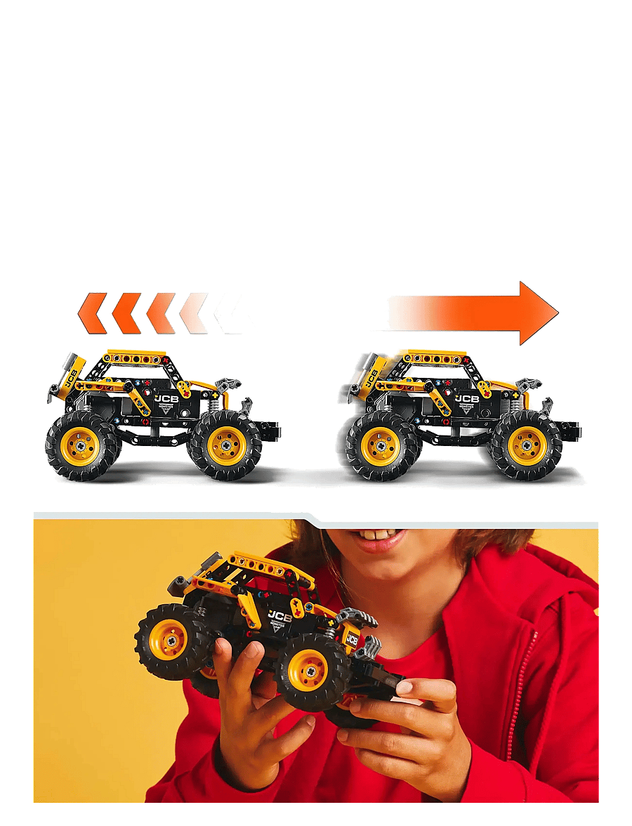 LEGO - Technic Monster Pull-Back Truck Toy 42199 - lego formula 1 - multi - 4