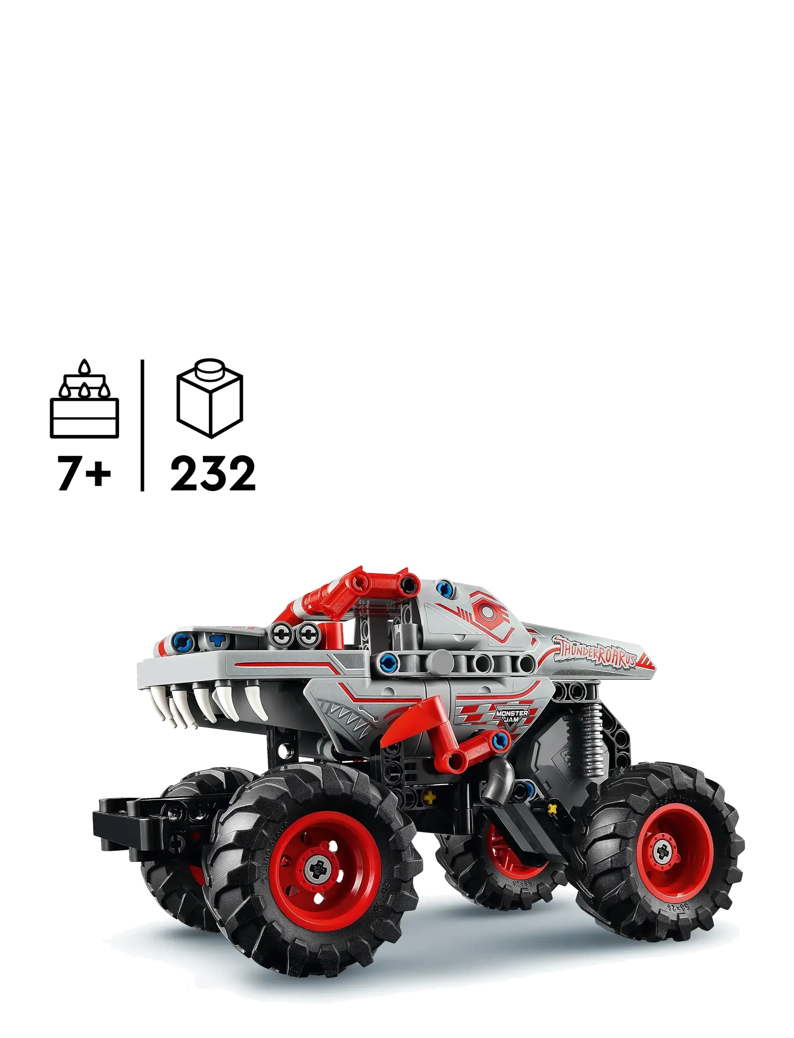 LEGO - Monster Jam™ ThunderROARus™ med pull-back 42200 - lego® technic - multi - 1