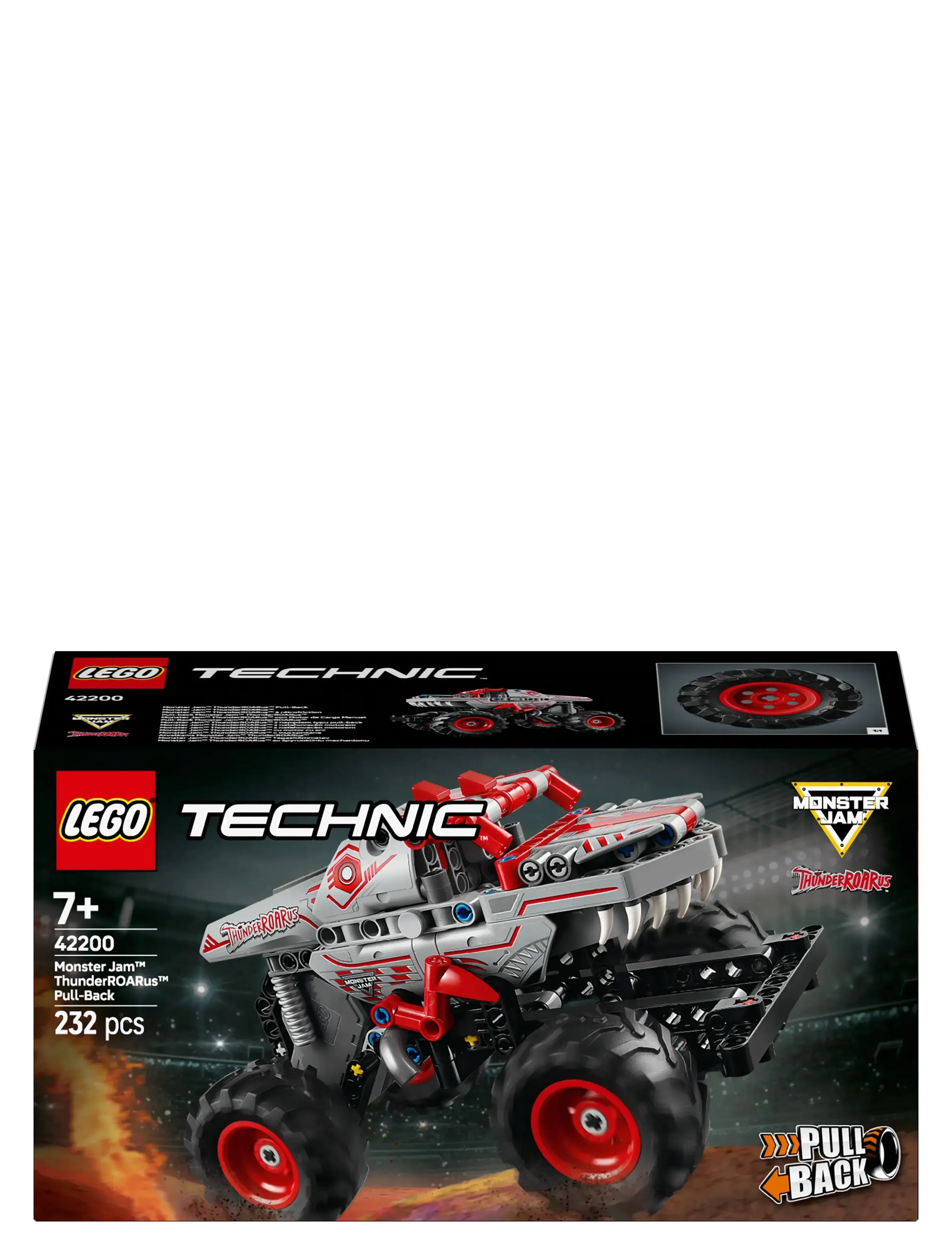 LEGO - Monster Jam™ ThunderROARus™ med pull-back 42200 - lego® technic - multi - 5
