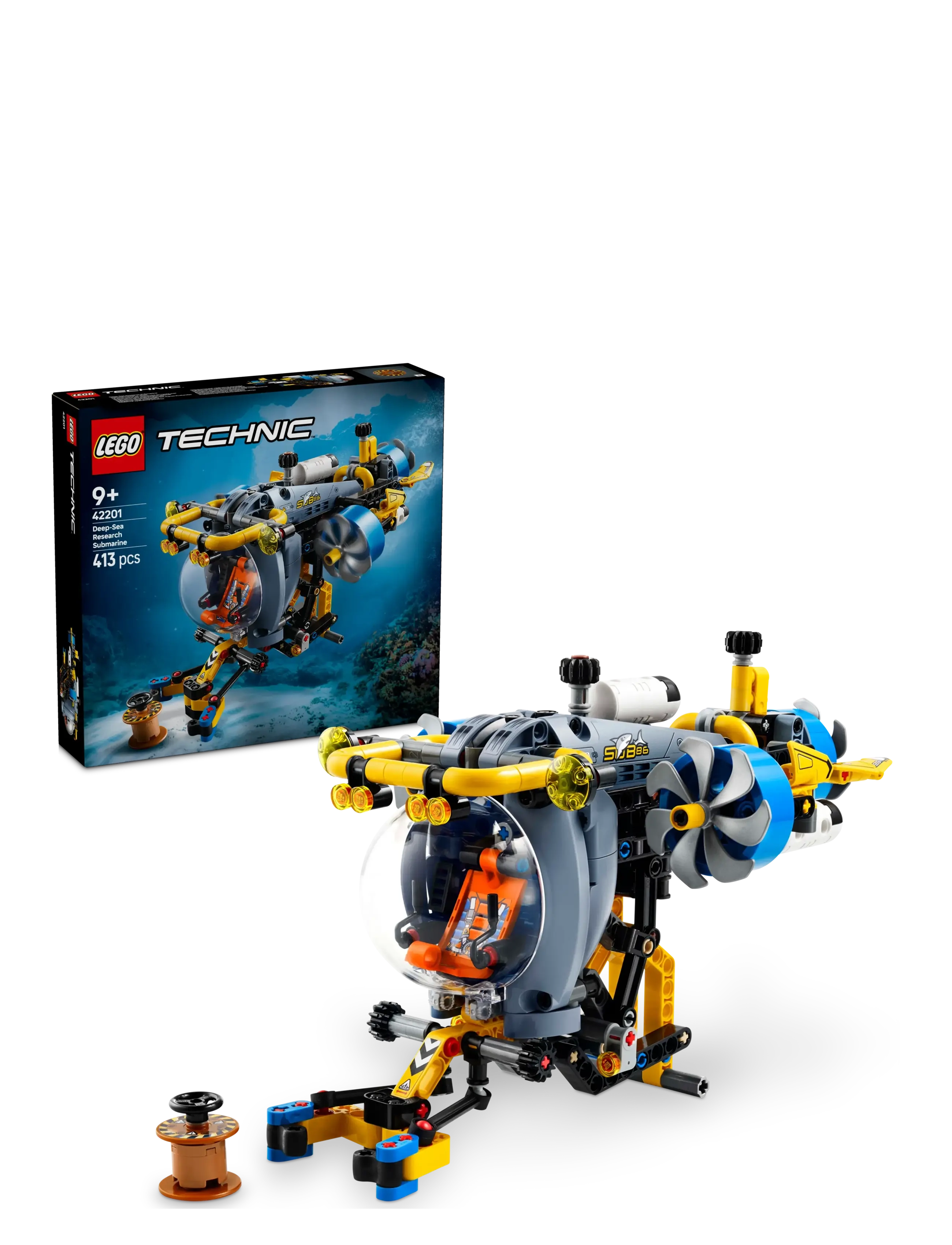 LEGO Dybhavsforsknings-Ubåd 42201, One Size, Lego Spielzeug, Mehrfarbig/gemustert - Lego Technic, Homeware