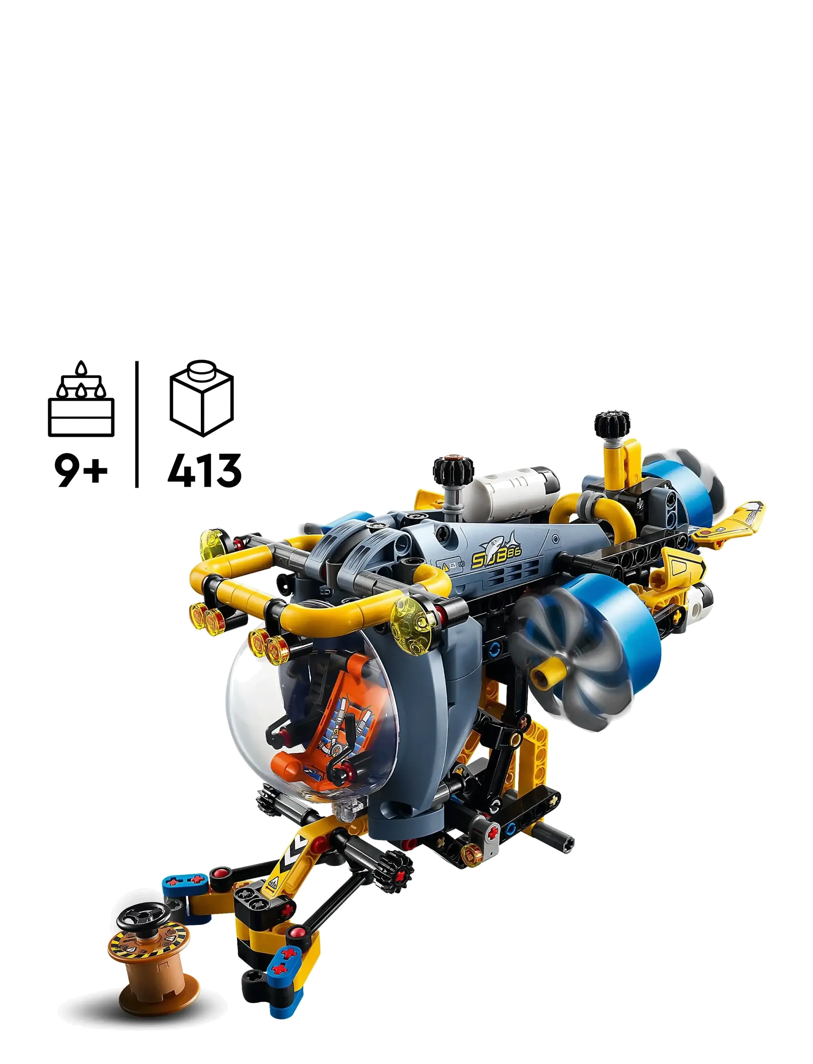 LEGO - Technic Deep-Sea Research Submarine Toy Set 42201 - lego technic - multi - 1