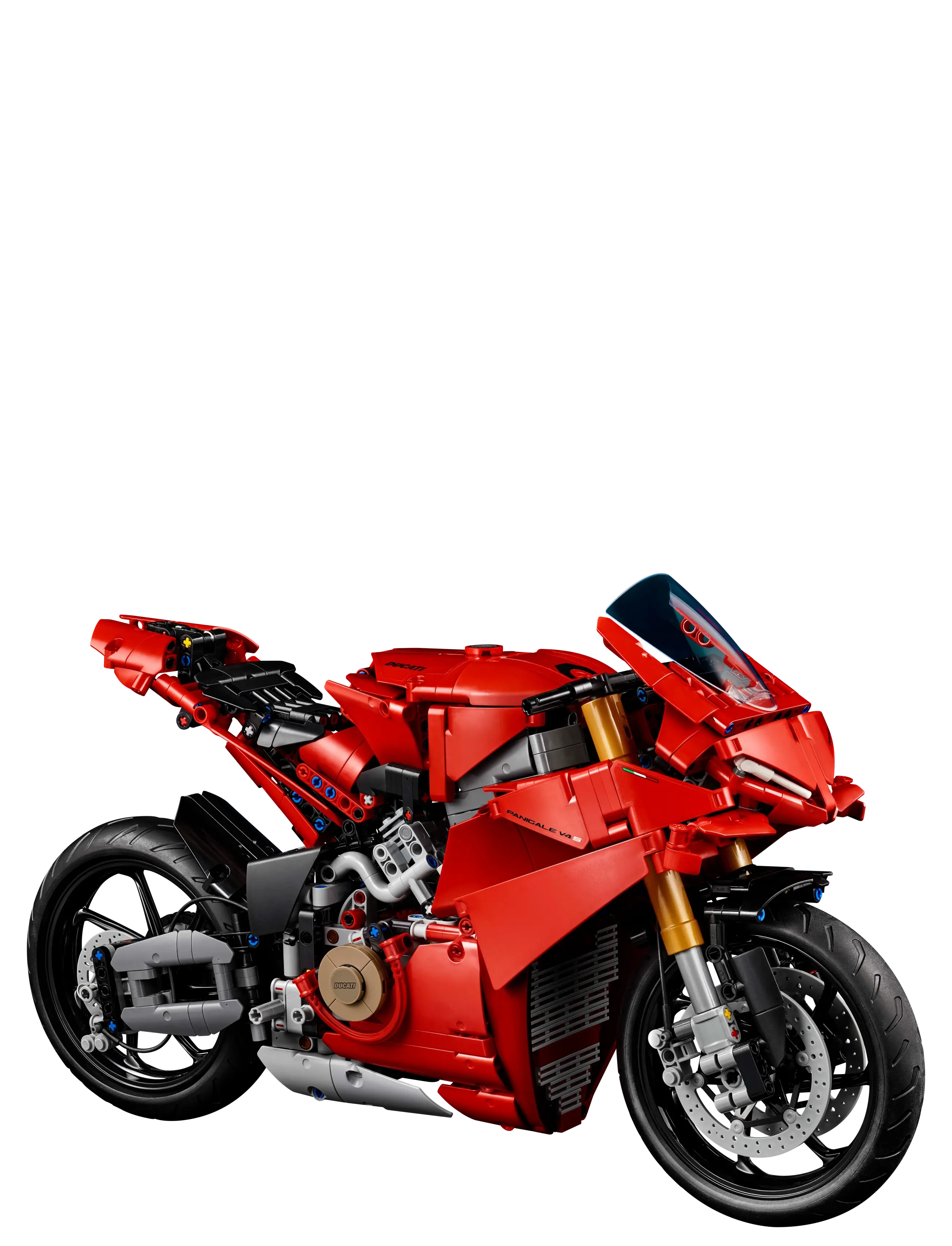 LEGO - Technic Ducati Panigale V4 S Motorcycle Model Building Set 42202 - lego adults welcome - multi - 2