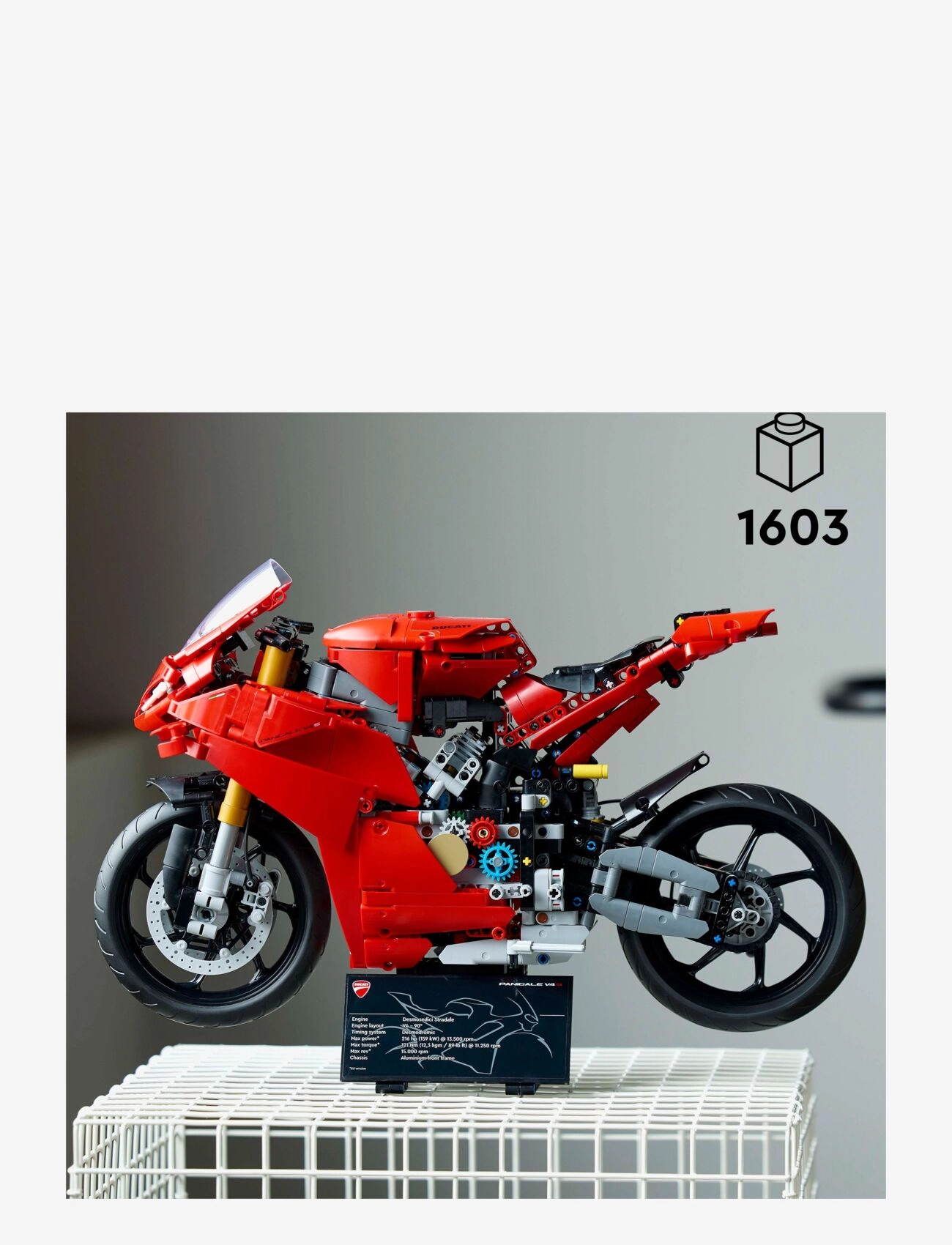 LEGO - Ducati Panigale V4 S-motorcykel 42202 - lego® technic - multi - 4