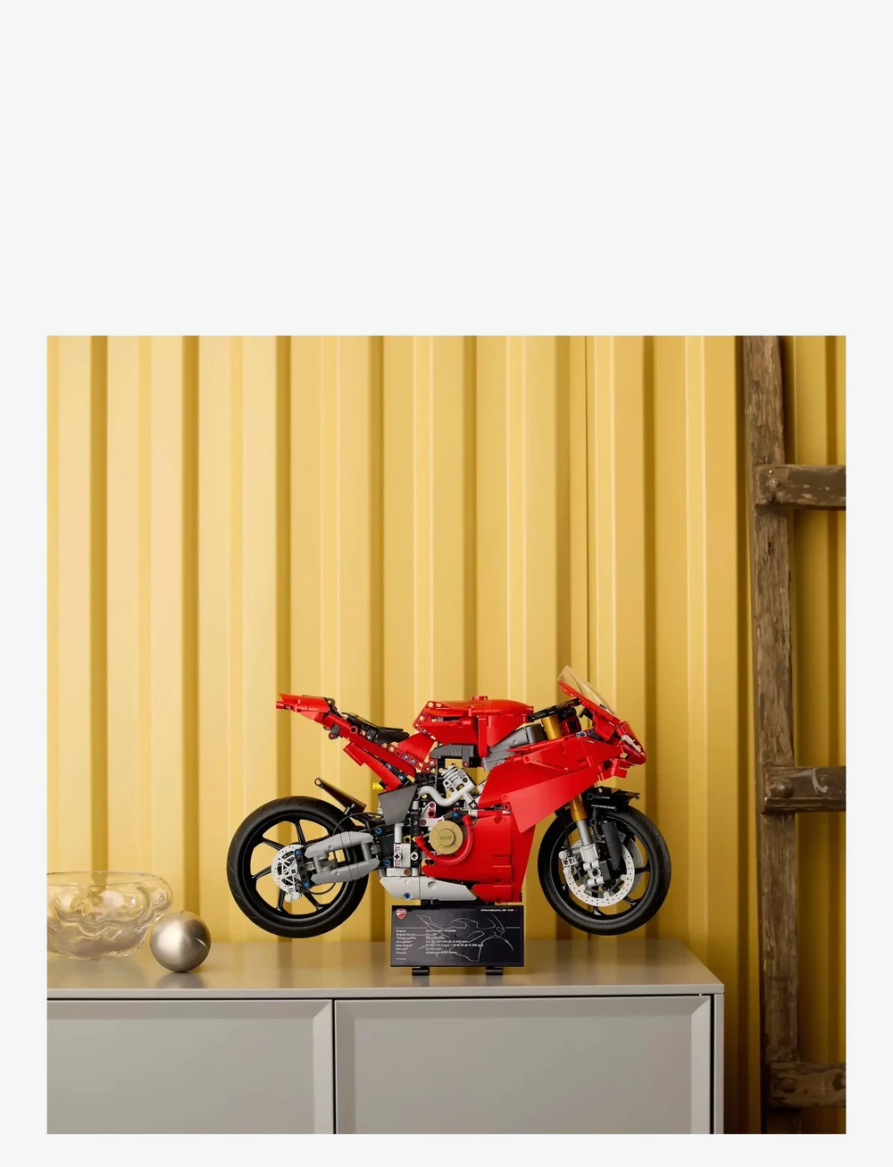 LEGO - Technic Ducati Panigale V4 S Motorcycle Model Building Set 42202 - lego adults welcome - multi - 5