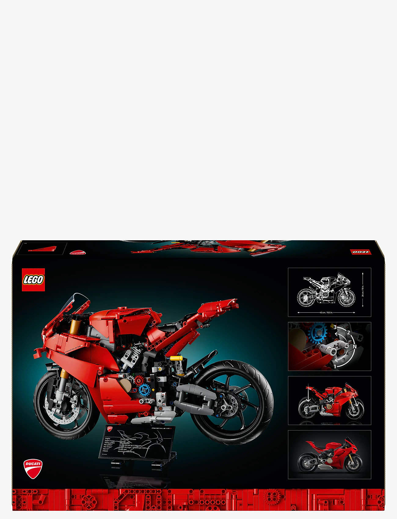 LEGO Technic Ducati Panigale V4 S Motorcycle Model Building Set