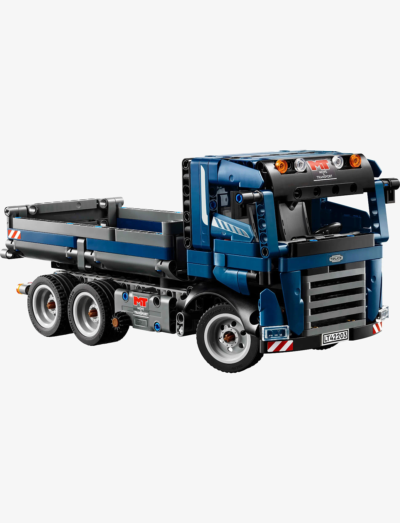 LEGO - Technic Tipping Dump Truck Toy, Blue Construction Vehicle Set 42203 - lego technic - multi - 2